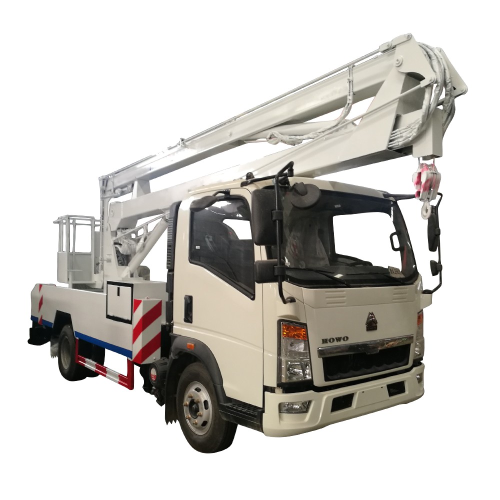 Camion con piattaforma alta 14 m