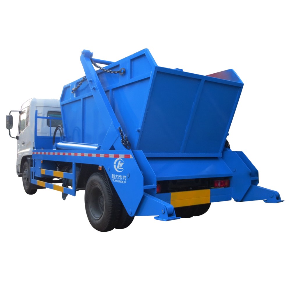 Camion della spazzatura del sollevatore idraulico Dongfeng 8 M3