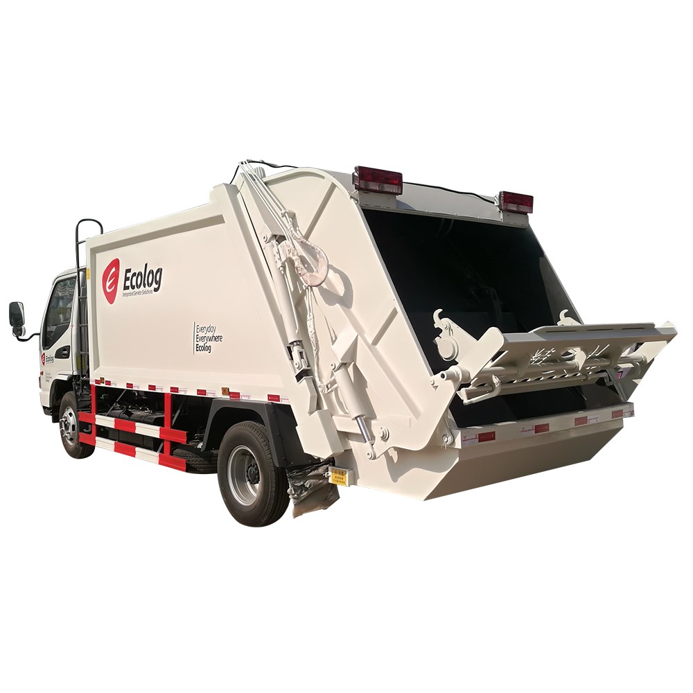 Camion raccolta rifiuti a 6 ruote